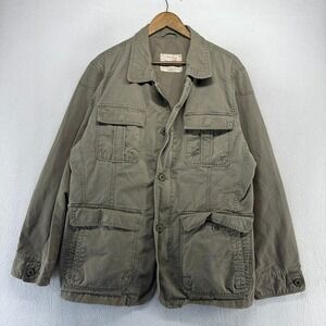 Vintage Article 365 Jacket Mens XL Field Safari Utility Military Canvas y2k